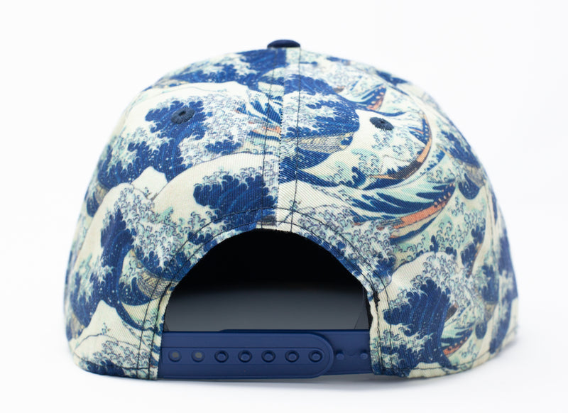 Hawaii "Blue Waves" Aloha Flatbill Cap